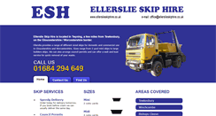 Desktop Screenshot of ellerslieskiphire.co.uk